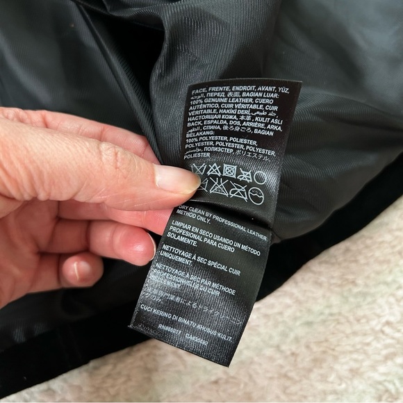 Bebe Black Suede Fringe Moto Western Vest Size Small Asymmetric Zip Bike Week - Picture 4 of 13